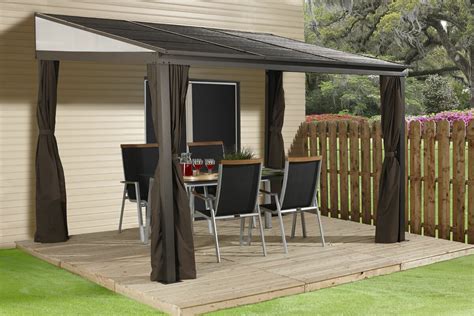 metal gazebo attached to house|wall mounted gazebos on clearance.